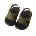 thumbnail image 1 of MKHSQHDG Sandals Kids Size 2.5 Middle Big Kids Boys Girls Sandals Summer Open Toe Non Hundred Shoes Daily School Wear 4-4.5 Years, 1 of 8