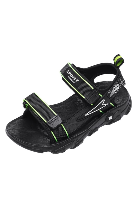 Sandals for Boys Size 13C Children Shoes Thick Bottom Sandals Soft Bottom Casual Sports Beach Outdoor Sandals for Children 18-24 Months