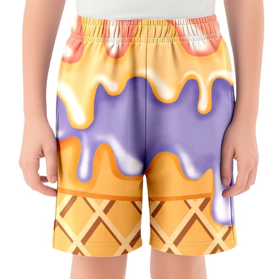MKHSQHDG Toddler Boy Shorts 4T Boys Girls Casual Shorts Athletic Gym Shorts Elastic Waist with Pockets Summer Sports Outdoor Homewear Kids 5T Shorts Boys 7-8 Years