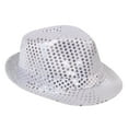 thumbnail image 1 of MKHSQHDG Toddler Sun Hat 4Th Of July Children's Performance Hat Universal Fashion Top Hat Solid Color Sequin Jazz Hat Stage Hat Toddler Sun Hat 5T Boy One Size, 1 of 3
