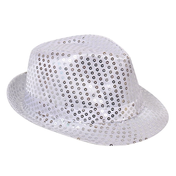MKHSQHDG Toddler Sun Hat 4Th Of July Children's Performance Hat Universal Fashion Top Hat Solid Color Sequin Jazz Hat Stage Hat Toddler Sun Hat 5T Boy One Size