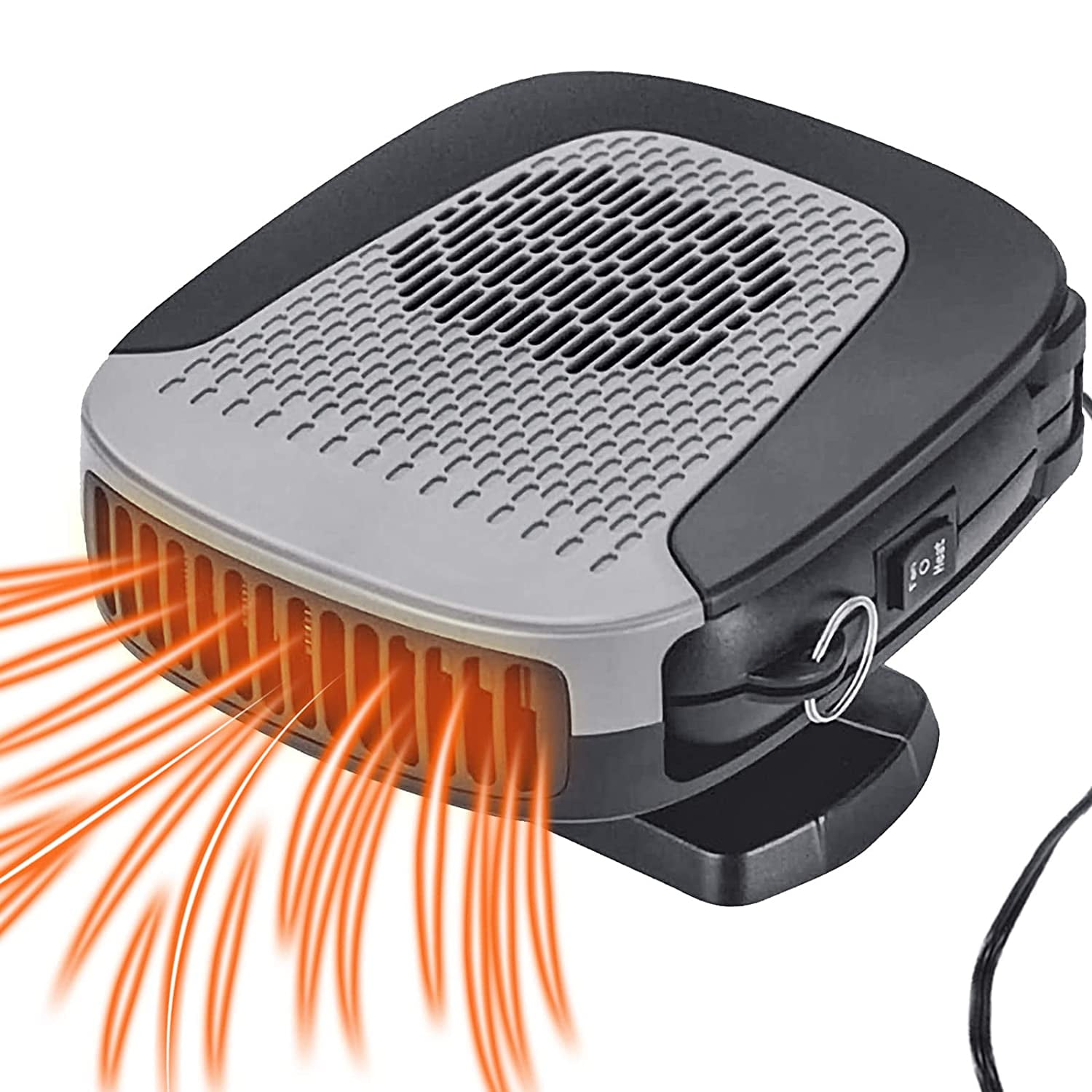 MKING 150W 12V Portable Car Heater Automotive Decorative Interior Hardware & Accessories, Black
