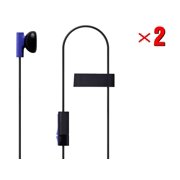 MKK 2 Pack Mono Chat Game Gaming Earbuds Earpiece earphones Headphones Headset with Mic Microphones for PS4 Playstation 4