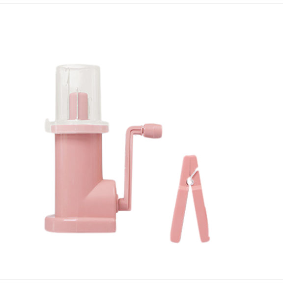 MKKAS Handheld Spool Knitter Tool - Portable Knitting Machine for Creative DIY Braiding & Handmade Gifts, Pink, Spool Knitter Tool, Handheld