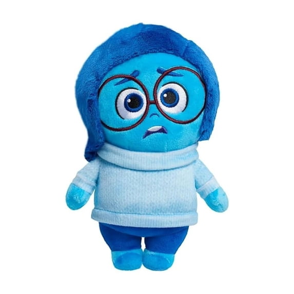 MKKAS Inside Out 2 Movie Sadness 11" Plush, Cartoon Anime Figure Dolls, Huggable Inside Out 2 Soft Stuffed Plush Toy, Cute Sadness Plushies Great Gifts Birthday Christmas Choice for Boys Girls