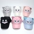 thumbnail image 1 of MKKAS Sparkling Sequins Kids Baseball Hat for Girls 1-4Y, Cartoon Embroidered Sun Protection Cap, Glittery Toddler Duckbill Hat, Youth Ball Caps, Gray, 1 of 4