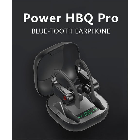 MKL Innovations HBQ-Pro TWS Wireless Earbuds BT5.0 Sport Earphones In Ear Noise Cancelling Handsfree with Digital Display.