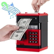 MKLZ ATM Piggy Bank with Digital Electronic Password for Kids,Safe Box for Childrens Gift Toy