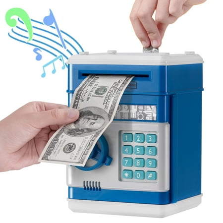 MKLZ Atm Piggy Bank with Digital Electronic Password for kids,Safe Box for Children's Gift Toy