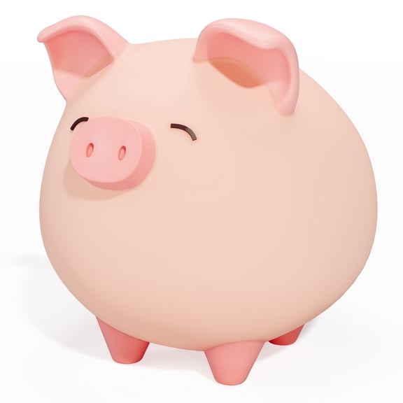 MKLZ Mini Piggy Bank for kids, Unbreakable Plastic Coin Money Safe Bank, Birthday Gift