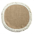 thumbnail image 1 of MKLZ Round Table Placemats Set of 4, Fabric Cloth Kitchen Dining Place Mats, 1 of 6