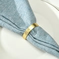 thumbnail image 1 of MKLZ Set of 12 Semicircle Napkin Rings, Gold Napkin Holder for Table Decor, 1 of 5