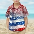 thumbnail image 1 of MKOSPLRT 2-15 Years Button Down Shirts for Boy Girl Short Sleeve Summer T Shirts Casual American Flag Shirts Funny Holiday Graphic Tees, 1 of 9