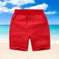 thumbnail image 1 of MKOSPLRT Athletic Shorts for Toddler Girls Boys Elastic Waist Running Shorts Solid Soft Cotton Shorts Lightweight Summer Shorts with Pokcet, 1 of 5