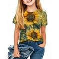 thumbnail image 1 of MKOSPLRT Bee Shirts for Kids 3-14 Years Short Sleeve Sunflower T Shirts Crew Neck Cute Tops Bee Day Graphic Tees Funny Inspirational Casual Tees, 1 of 5