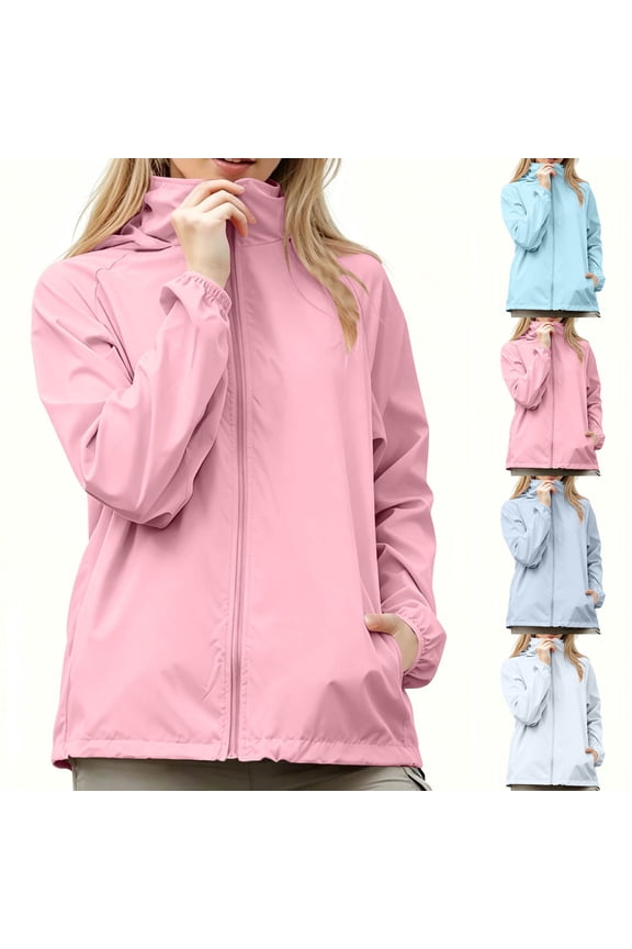 Boys Girls UPF 50 Plus Sun Protection Jacket Ice Silk Long Sleeve Hooded Full Zip Lightweight Summer UV Shield with Pocket 7-17 Years