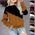 thumbnail image 1 of MKOSPLRT Color Block Sweatshirts for Kids Girls 1-12Y Crew Neck Fall Pullover Tops Long Sleeve Casual Sweat Shirts Loose Fit Sweatshirts, 1 of 6