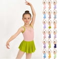 thumbnail image 1 of MKOSPLRT Dance Leotard for Girls Toddler Leotard with Tutu Skirt Spaghetti Strap Camisole Dance Tutu Dress for Studio Outdoor Daily Wear Watermelon Red 7-8 Years, 1 of 9