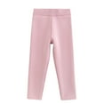 thumbnail image 1 of MKOSPLRT Fleece Lined Leggings for Kid Toddler 1-11 Years High Waist Stretch Yoga Pants Solid Color Lounge Straight Leg Pants for Girl Boy, 1 of 7