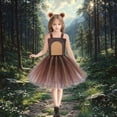 thumbnail image 1 of MKOSPLRT Girls Holiday Tutu Dress Set Girls Tulle Skirt and Headband Dress-up s for Toddlers 3-12 Years Cosplay Gifts, 1 of 10