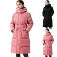 thumbnail image 1 of MKOSPLRT Girls Winter Jacket Long Puffer Coat with Hood Kid's Warm Insulated Parka Full Zip Hooded Outwear for Cold Weather 2-15Y, 1 of 6