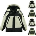 thumbnail image 1 of MKOSPLRT Kid's Ski Jackets 3 in 1 Waterproof Winter Jackets Snow Jackets Windproof Hooded with Inner Warm Fleece Coat 3-13 Years, 1 of 5