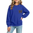 thumbnail image 1 of MKOSPLRT Kids Crew Neck Sweatshirts Funny Bow Graphic Sweat Shirts Long Sleeve Workout Pullover Girls Casual Fall Clothes 1-13 Years, 1 of 7