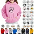 thumbnail image 1 of MKOSPLRT Oversized Hoodies for Kids 4-14Y Funny Graphic Sweatshirts Girls Boys Long Sleeve Casual Pullover Fall Hoodies with Pocket, 1 of 5
