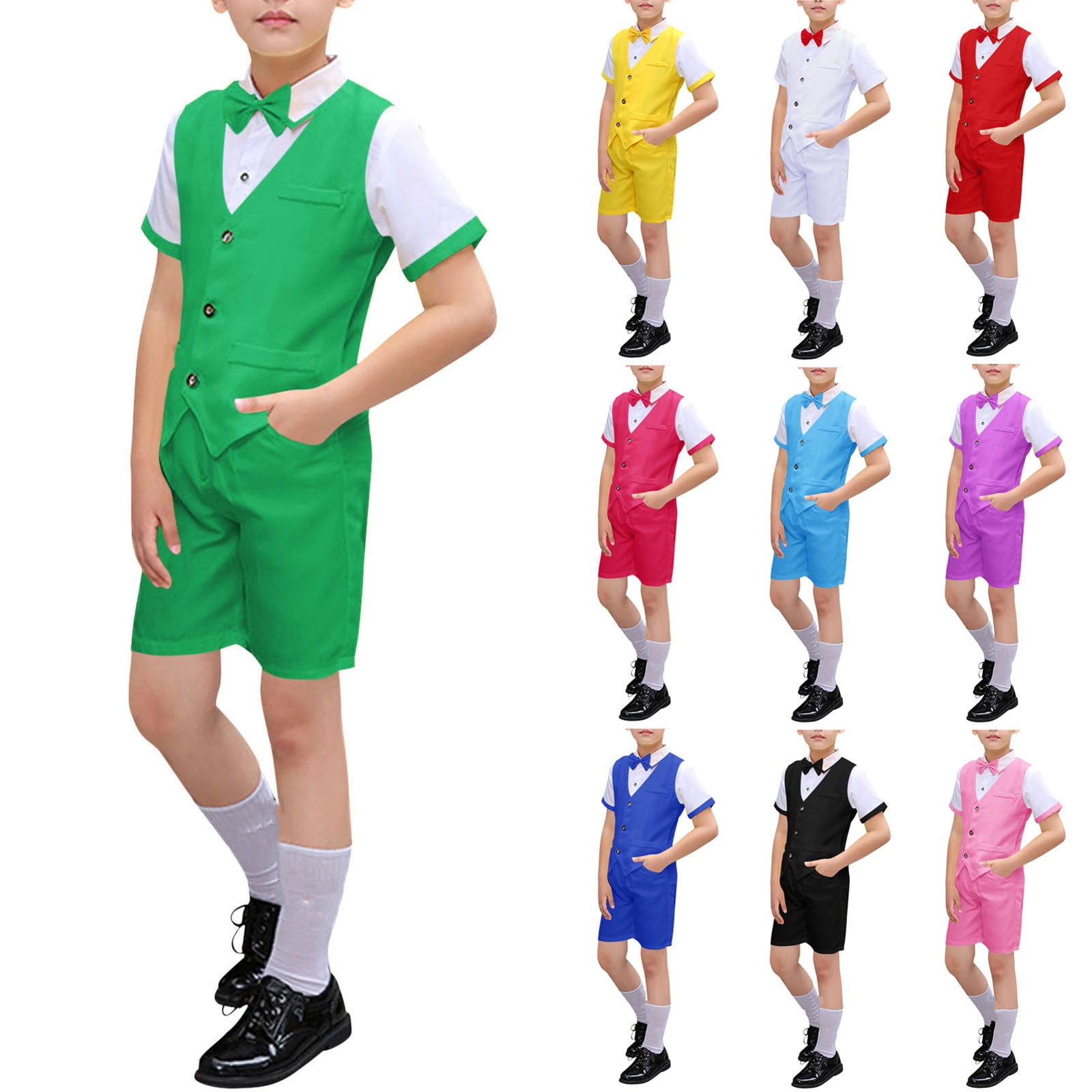 Boys Shirt & Pants Outfit Long Sleeves 7-13 Years 5 Roots Boy's Wedding Suit Sets
