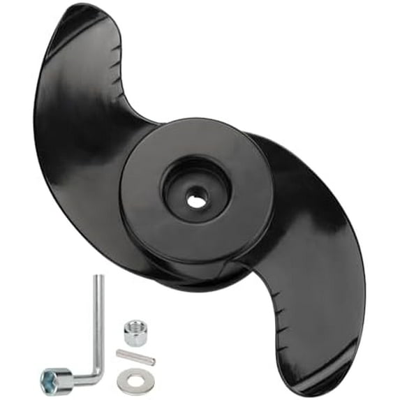 MKP-33 Trolling Motor Prop Fit for Minn Kota, MKP-33 Weedless Wedge 2 Prop Fits 4" Motor Diameters, 1865018 Replace 1378132 Prop Kit, Trolling Motor Replacement Parts