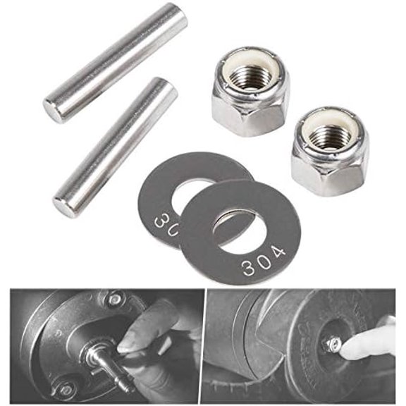 MKP-34 Prop & Nut Kit E Perfectly Fits for Minn Kota Trolling Motor MKP-33 MKP-38 Propellers, Including Prop Nuts & Washers 1865019$$Watercraft