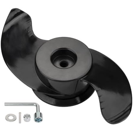 MKP-38 Trolling Motor Propeller Compatible with Minn Kota 4-1/2" Diameter Motors,MKP-38 Weedless Wedge 2 Prop Fit for Minn Kota Fortrex,Terrova,Ulterra,Riptide ST SF 112LB Thrust Motor$$Watercraft