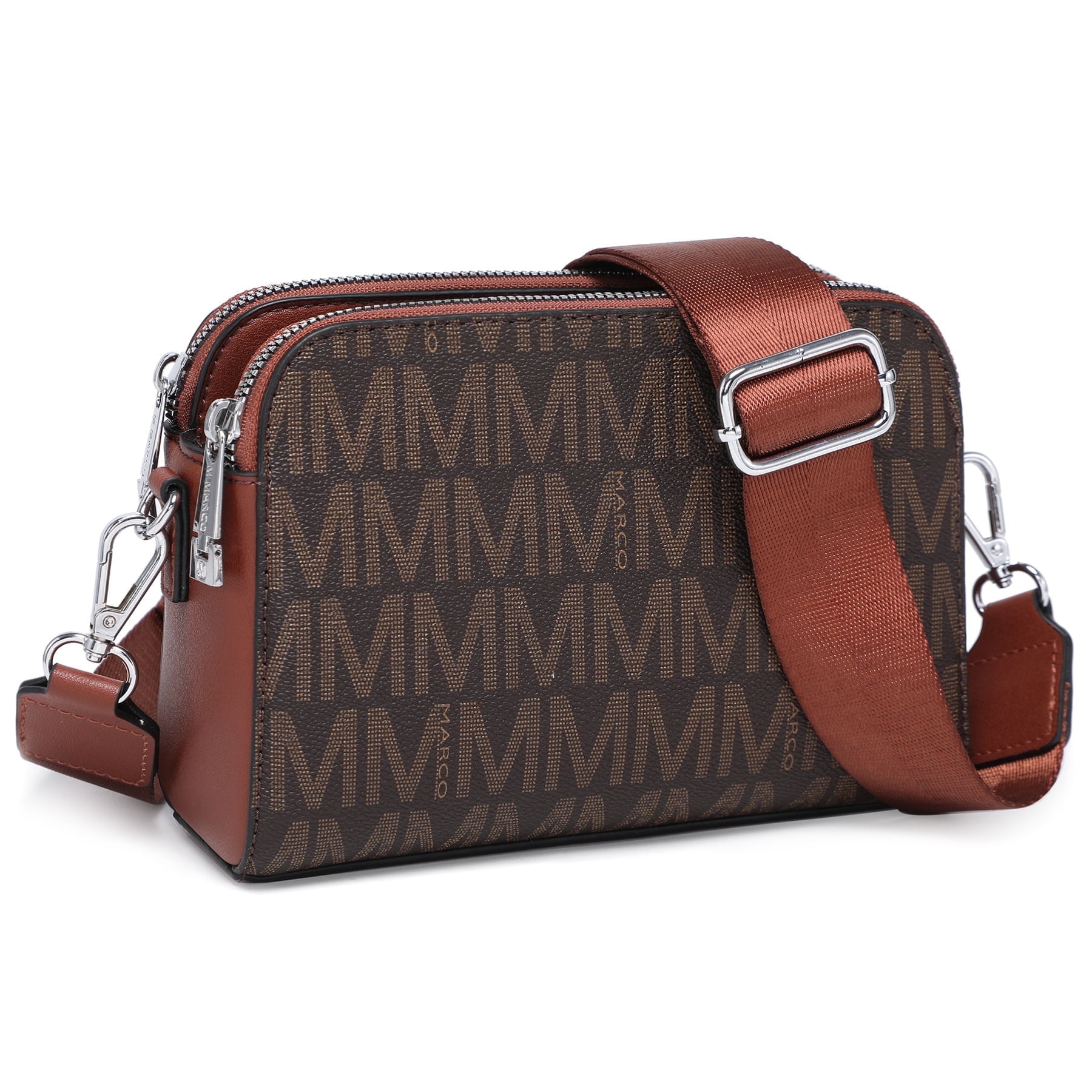 Michael Kors Charm Logo Bag: Jet Set Nicole Large Triple