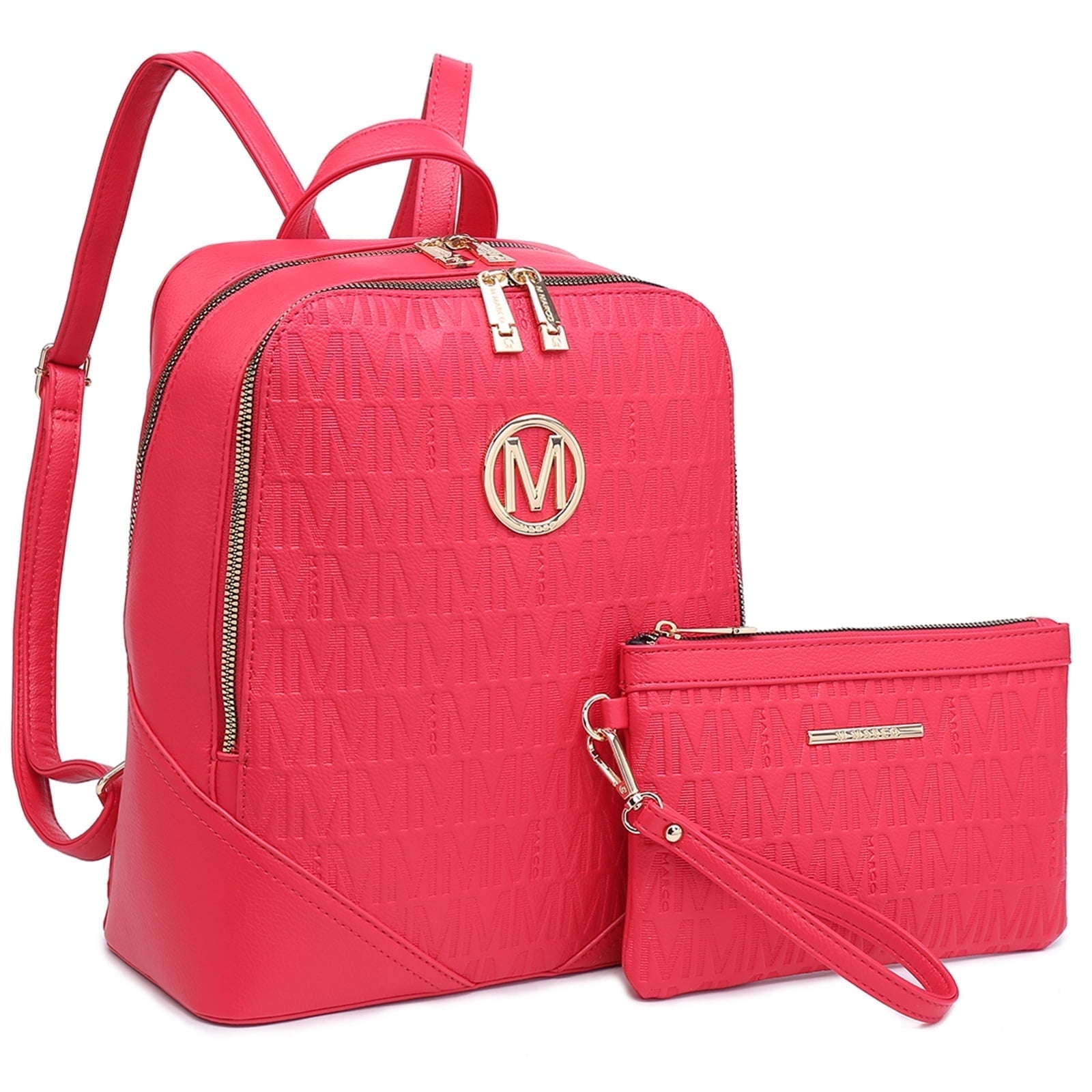 MKP COLLECTION Women Fashion Backpack Purse Set with Double  display picture 1