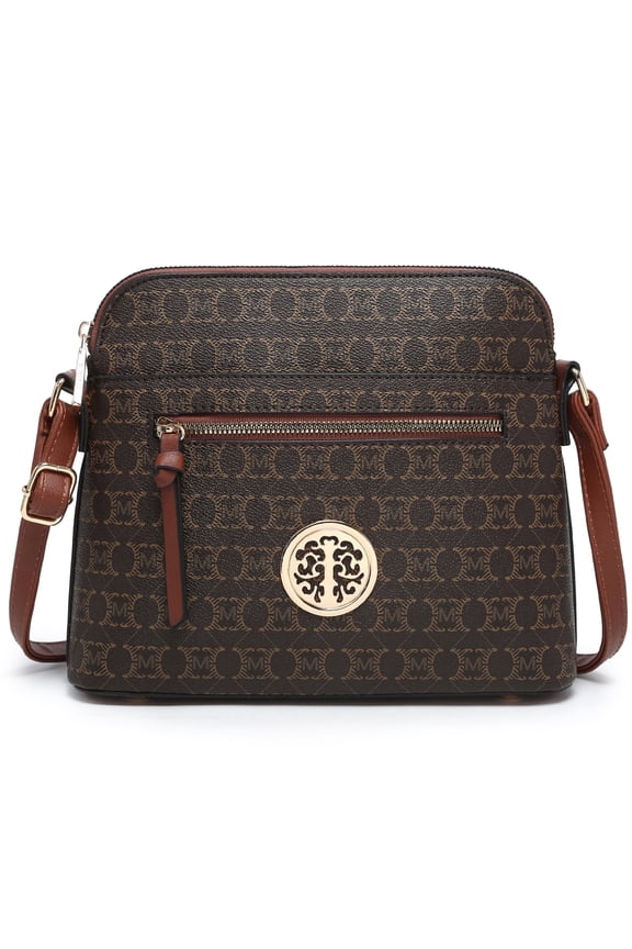 Womens Fashion Crossbody Bag Medium Shoulder Purse with Adjustable Strap