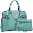 thumbnail image 1 of MKP Female Satchel Handbags Shoulder Tote Top Handle Bags with Matching Wristlet Wallet, 1 of 7