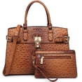 thumbnail interactive-video image 1 of Top Handle Tote Handbags Work Shoulder Bags with Matching Wristlet Wallet for Women, 1 of 6