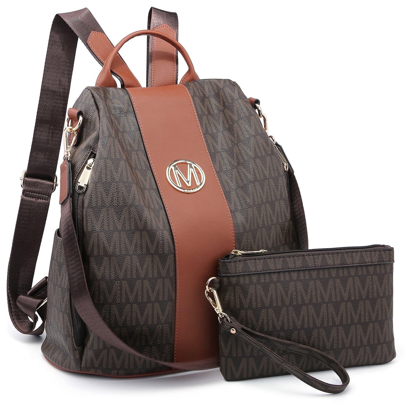 Mkp Fashion Backpack Purse Multi Pockets Snature Anti-Theft Rucksack :\') Amazon.com: MKP Women Fashion Backpack Purse Multi Pockets  main image 3