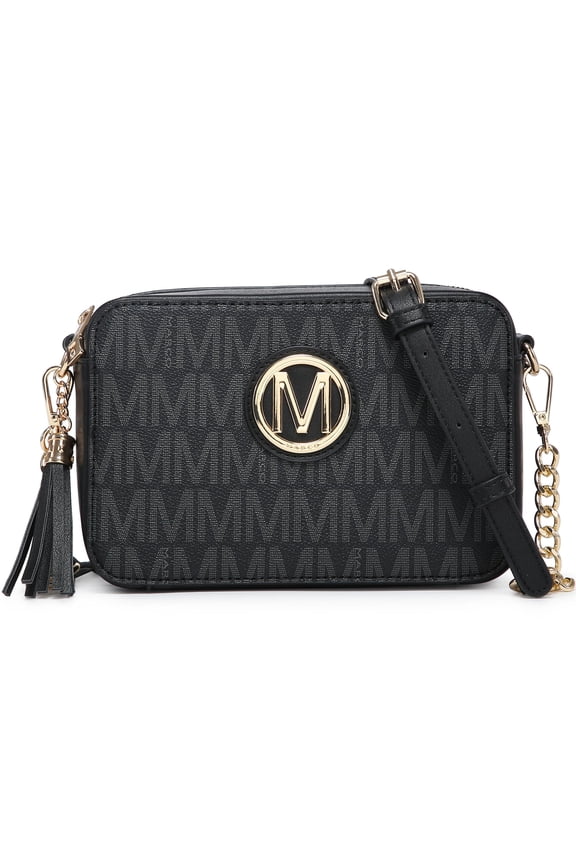 Women Small Crossbody Shoulder Bag PU Leather Handbags Causal Purse with Tassel