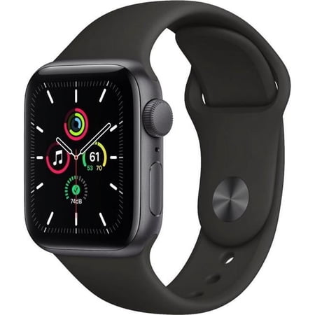 MKQ63LL-A 44 mm SE Space Gray Aluminum Case Watch with Midnight Sport Band