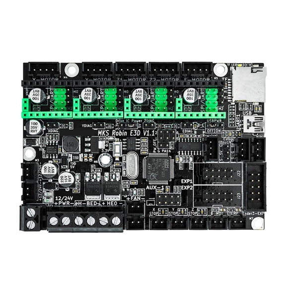 MKS Robin 3D Printer 32 Bit Controller Kit Support TS35 Screen Control Board