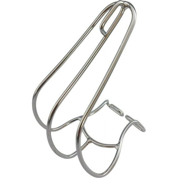 MKS Stainless Steel Cage Toe Clips Large Silver