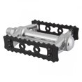 thumbnail image 1 of MKS Sylvan Gordito Platform Pedals 9/16" Grippy Cage Grip Alloy Body Silver/Blk, 1 of 3
