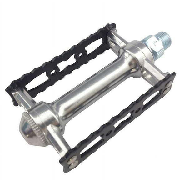 MKS Sylvan Touring Cage Platform Pedals 9/16" Light Aluminum Body Black/Silver