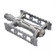 MKS Sylvan Touring Next Cage Platform Pedals 9/16" Light Aluminum Body Silver
