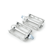 MKS Sylvan Touring Cage Platform Pedals 9/16" Chromoly Light Alloy Body Silver