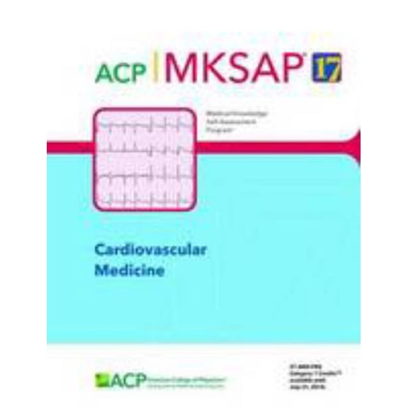 Pre-Owned MKSAP 17 Cardiovascular Medicine : Medical Knowledge Self-Assessment Program (Paperback) 9781938245190