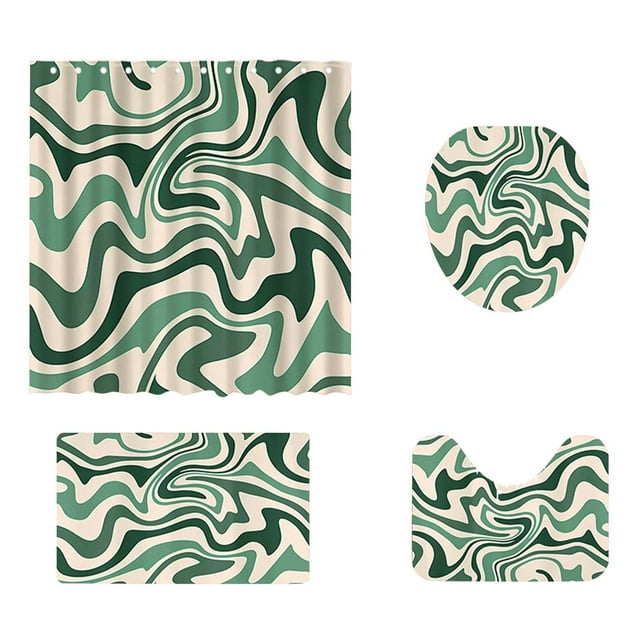 MKSJFdge White Bathroom Shower Curtain Thick and Easy Care for Long Showers Or Bathtubs Teen