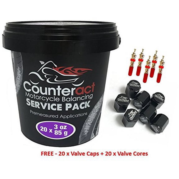 MKSP3 Counteract Motorcycle Balancing Beads - Shop Service Pack - 20 x 3oz