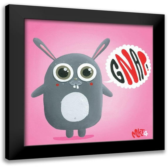 MKT4 15x15 Black Modern Framed Museum Art Print Titled - Gnap